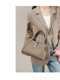 Fashionable Korean-style Large-capacity Leather Handbag Digitalshoper