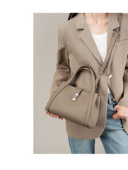 Fashionable Korean-style Large-capacity Leather Handbag Digitalshoper
