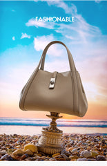 Fashionable Korean-style Large-capacity Leather Handbag Digitalshoper