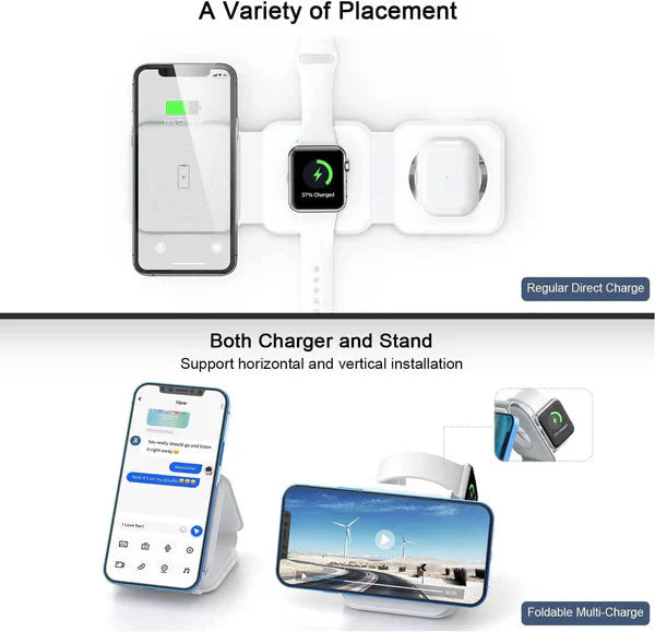 3-in-1 Wireless Charging Pad Digitalshoper