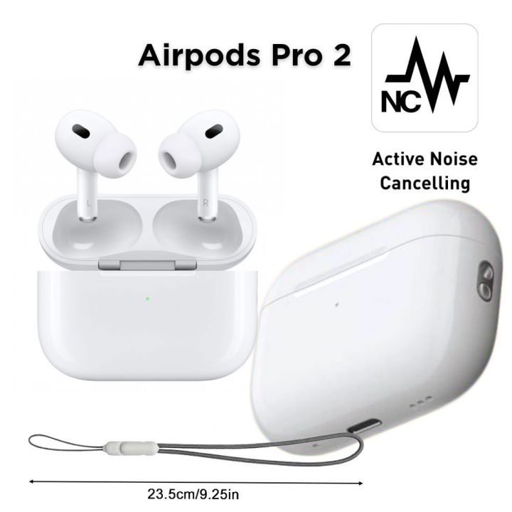 Apple Airpods Pro 2 Anc Hengxuan Wireless Bluetooth Earphone Active Noise Cancellation Digitalshoper