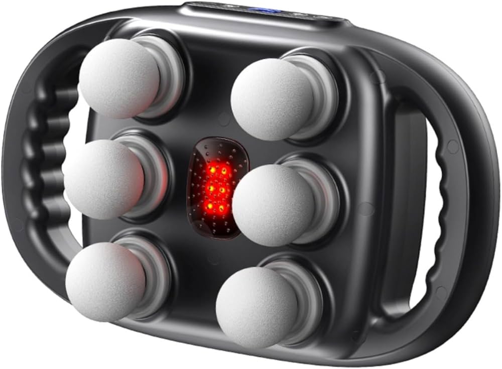 Deep Tissue Massage Gun 6 Heads Massager with 20 Levels 6 Massage Modes for Back Neck Leg Full Body Muscle Pain Relief Massager Digitalshoper