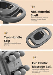 Deep Tissue Massage Gun 6 Heads Massager with 20 Levels 6 Massage Modes for Back Neck Leg Full Body Muscle Pain Relief Massager Digitalshoper