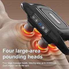Deep Tissue Massage Gun 6 Heads Massager with 20 Levels 6 Massage Modes for Back Neck Leg Full Body Muscle Pain Relief Massager Digitalshoper