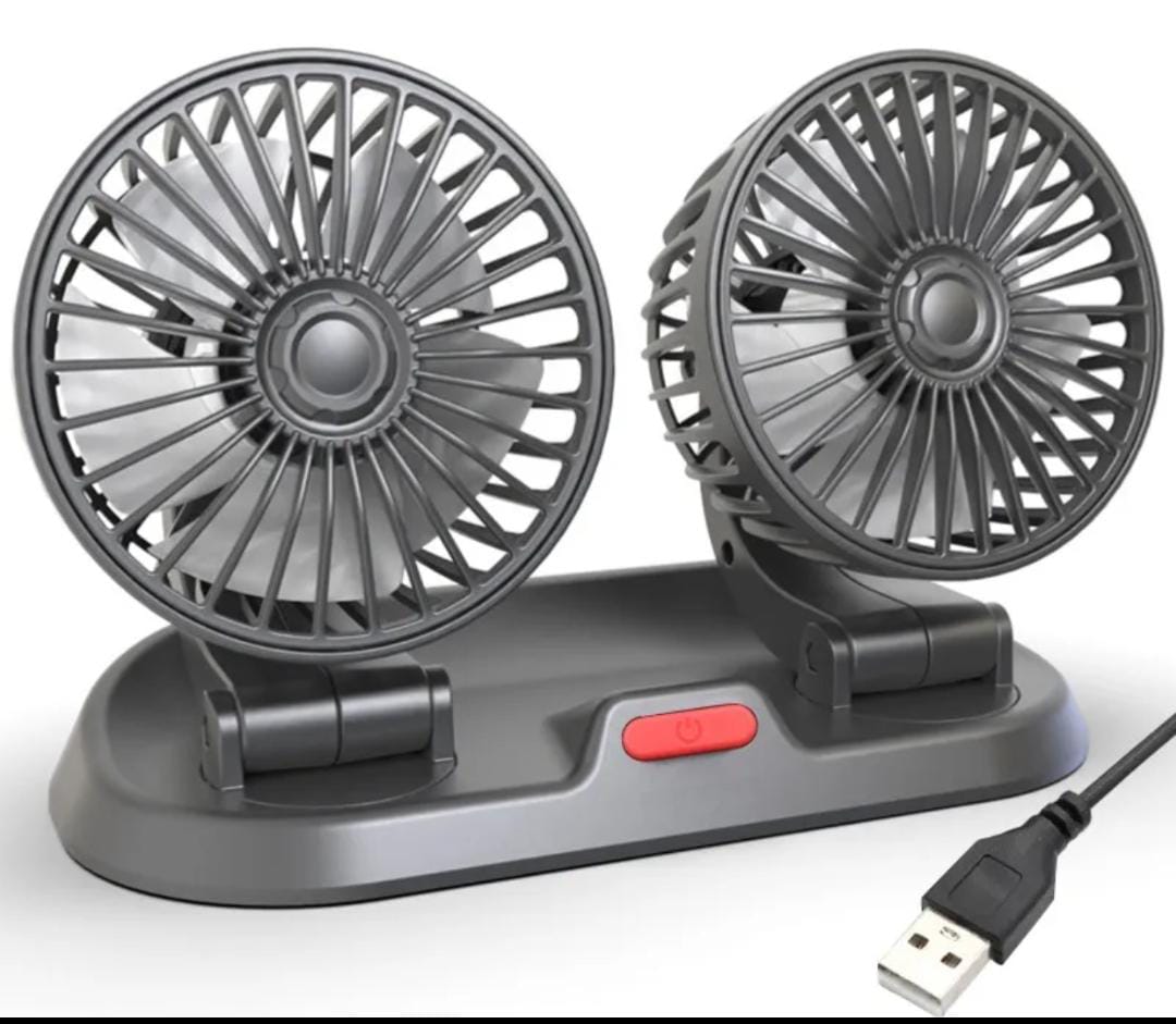 Double Headed Vehicle Fan (CIC922) Digitalshoper