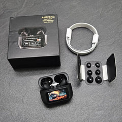 New A9 Pro Apple Airpods ANC/ENC Noise Reduction, Touch Control Wireless Airbuds Digitalshoper