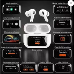 New A9 Pro Apple Airpods ANC/ENC Noise Reduction, Touch Control Wireless Airbuds Digitalshoper