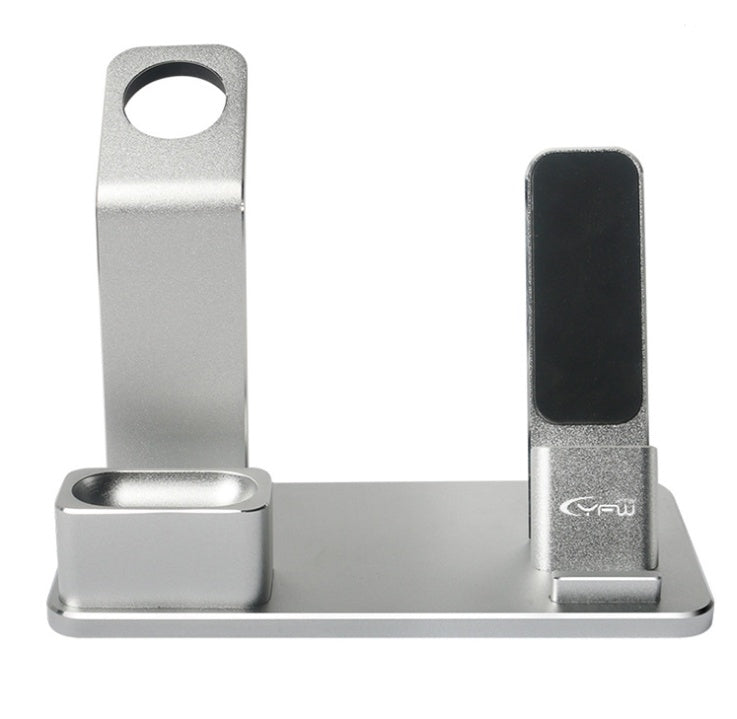 Mobile & Watch Headset Three-in-one Charging Bracket Metal Phone Bracket Desktop Digitalshoper