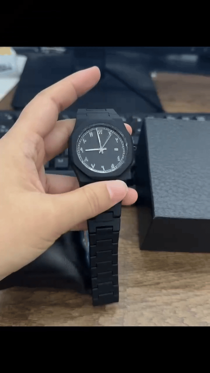 Stainless Steel Arabic Watch Digitalshoper