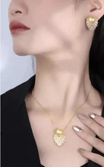 Fritillaria Pearl Pendant Set Digitalshoper