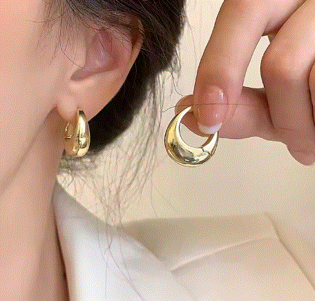 Women's Chunky Dome Earring Digitalshoper