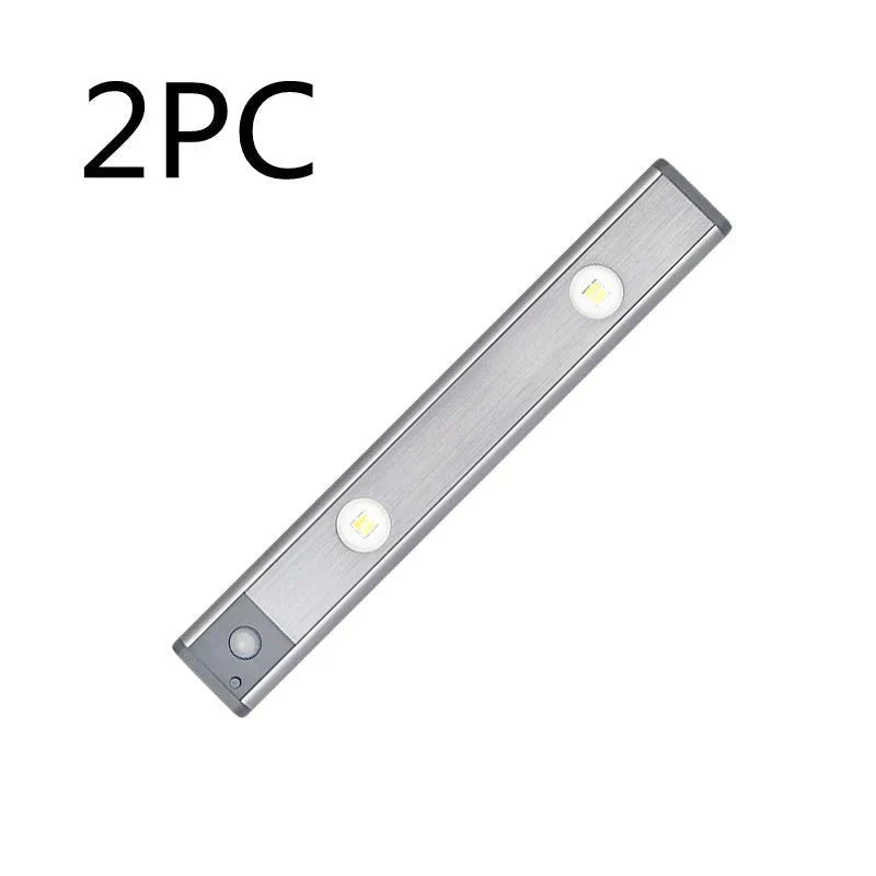 Motion Sensor Lamp Under The Cabinet Dimmable Cabinet Lamp Rechargeable Magnetic Suction Installation Kitchen Night Light Wardrobe Lamp Digitalshoper