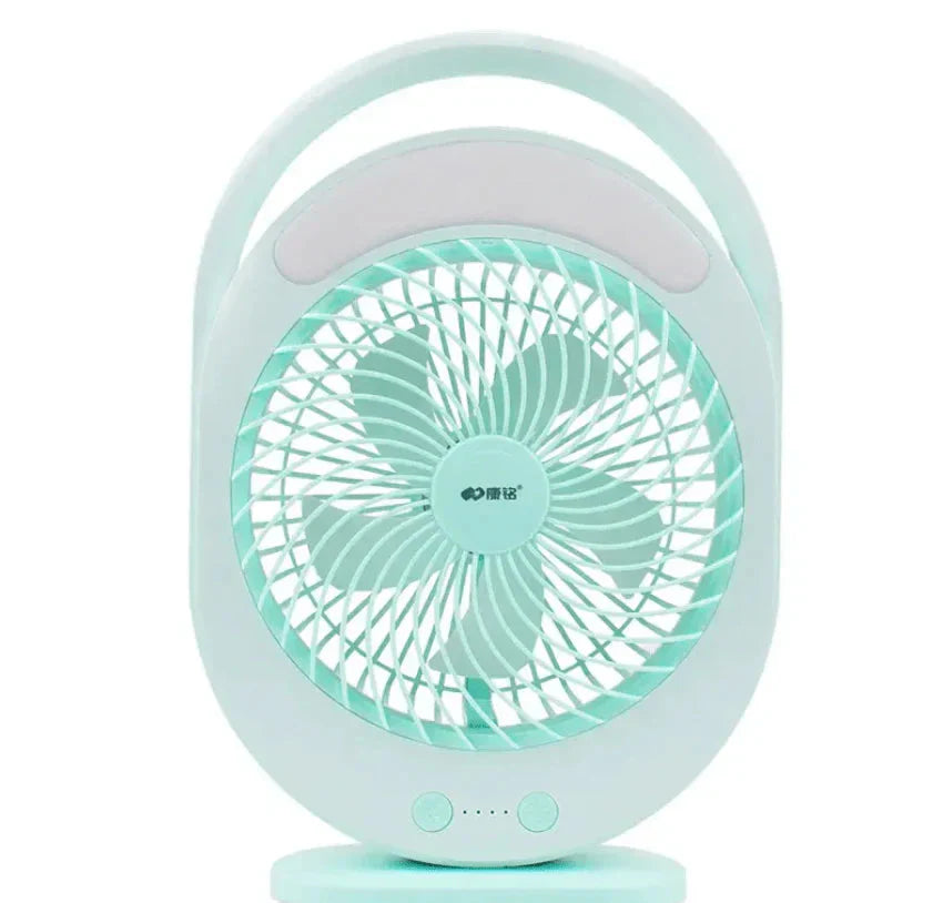 Rechargeable Fan with LED Light Digitalshoper