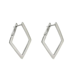 Simple Geometric Quadrilateral Design Earrings Digitalshoper