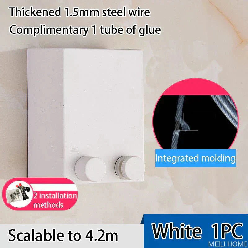 Telescopic Clothesline Clothes Drying Rope Digitalshoper