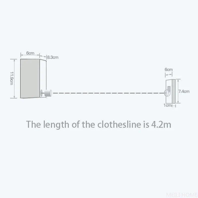 Telescopic Clothesline Clothes Drying Rope Digitalshoper