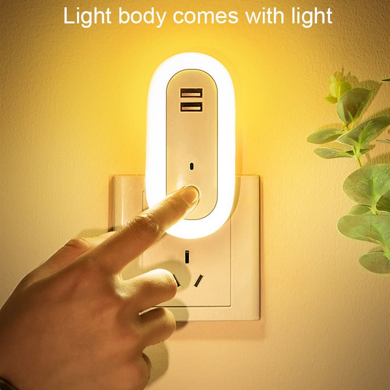 USB Remote Control Wall Lamp Timing Dimming Night Light Digitalshoper