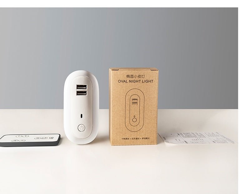 USB Remote Control Wall Lamp Timing Dimming Night Light Digitalshoper